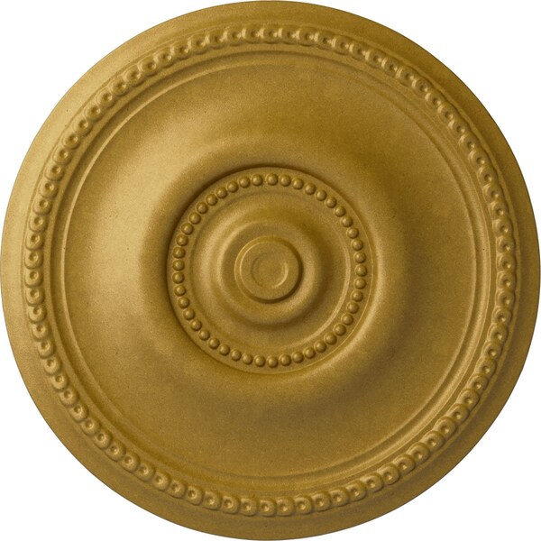 Ekena Millwork Raynor Ceiling Medallion (Fits Canopies up to 6"), Hand-Painted Pharaohs Gold, 20 5/8"OD x 1 3/8"P CM20BEPGS - main